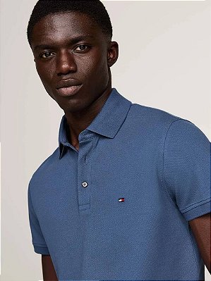 Camiseta Polo Tommy Hilfiger MW0MW32347 Deep Indigo