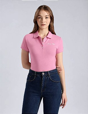 Polo Tommy Hilfiger WW0WW45805 Classic Pink