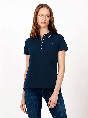 Polo Tommy Hilfiger WW0WW47193 Navy