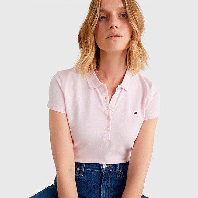 Polo Tommy Hilfiger WW0WW42547 Light Pink