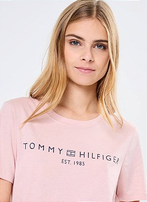 Camiseta Tommy Hilfiger WW0WW40276 Foggy Pink