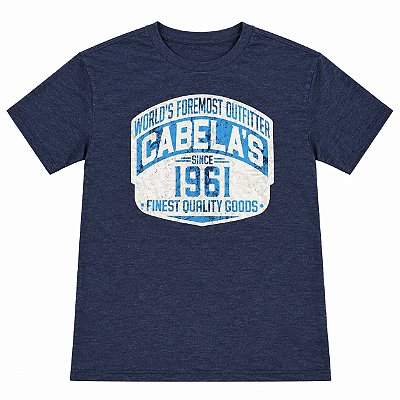 Camiseta Cabelas Navy Heather