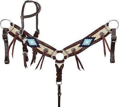 Conjunto Cabeçada e Peiteira Showman 15076P