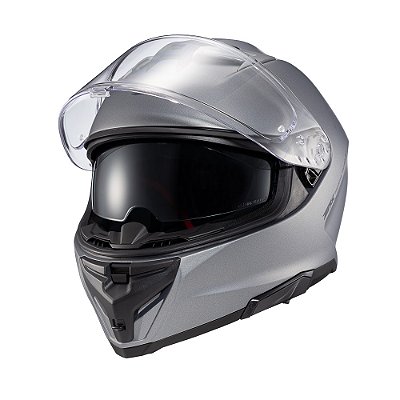 Capacete Texx Kaiman Titanium Fosco c/Oculos Interno Solar