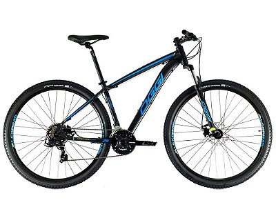 Bicicleta Oggi Hacker Sport 2021 Preto/Azul 21v