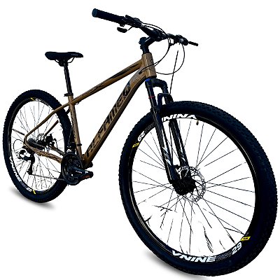 Bicicleta Alfameq aro 29 21v Dourado