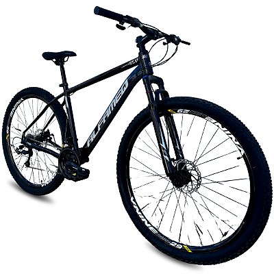 Bicicleta Alfameq aro 29 21v Preto/Prata