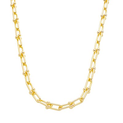Colar de Elos Luxo banho Ouro 18k