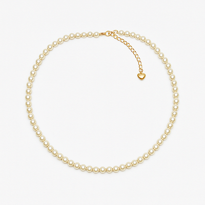Colar Luxo Pérolas banho Ouro 18k
