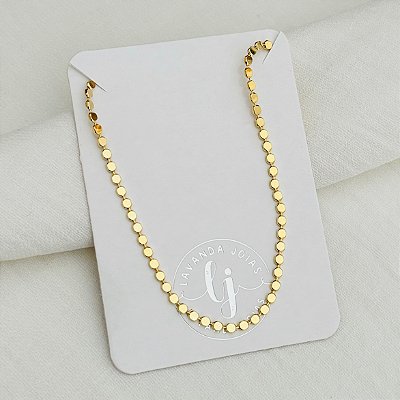 Pulseira Mini Medalhas banho Ouro 18k