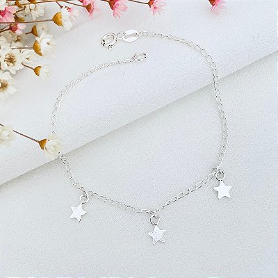 Pulseira Estrelas Prata 925