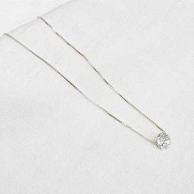 Colar Ponto de Luz Prata 925