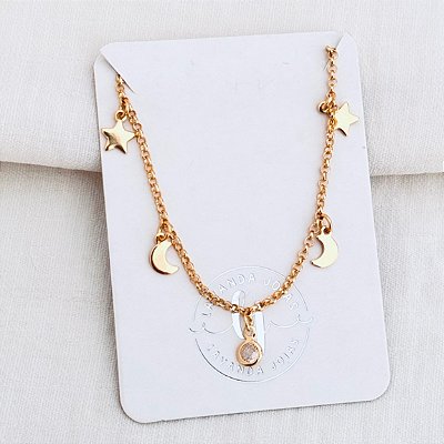 Pulseira Constelação banho Ouro 18k