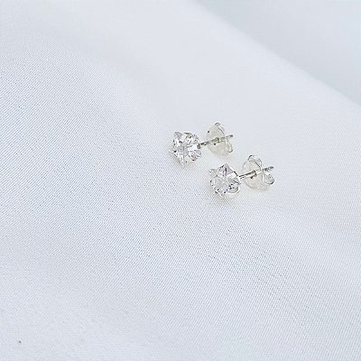 Brinco Ponto de Luz Estrela Prata 925