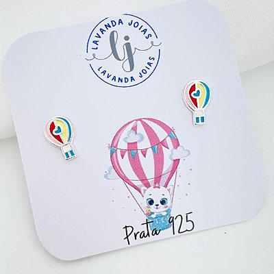 Brinco Balão Mágico Prata 925