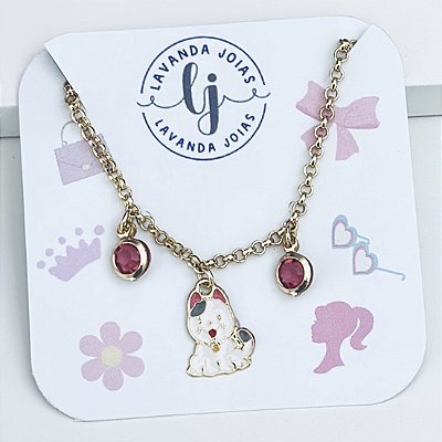Pulseira Gatinho em banho Ouro 18k