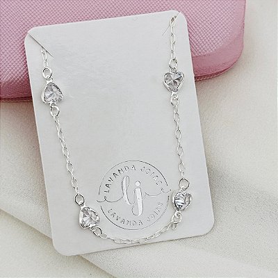 Pulseira Coração Prata 925