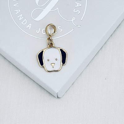 Berloque Dog  em banho Ouro 18k