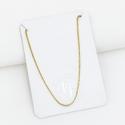 Colar Veneziana Infantil banho Ouro 18k