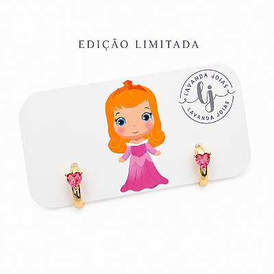 Brinco Argolinha Aurora em banho ouro 18k
