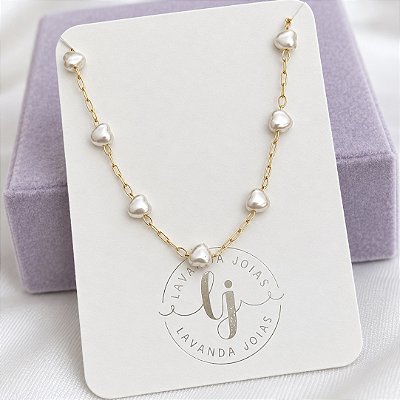 Pulseira de Pérolas banho Ouro 18k