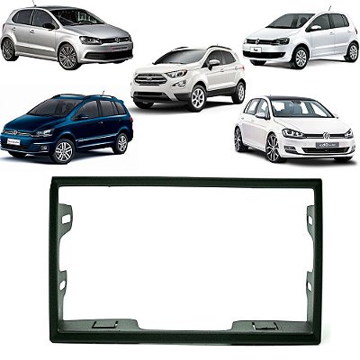 Moldura Painel Fox 2010 A 2013 Golf 1999 A 2013 Spacefox Crossfox 2011 A 2013 Fiesta 2005 A 2012 Black Piano Padrão Chinês