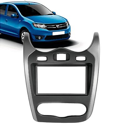 Moldura Painel Renault Sandero 2013 2014 2 Din Multimidia Dvd Padrão Japonês Chinês