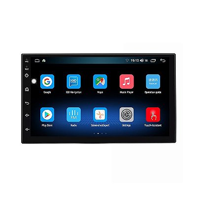 Central Multimídia Universal Android 7" 1 Gb De Ram e 16 Gb Rom Gps Integrado