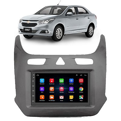 Kit Multimídia Android Cobalt (2016-2020) 7'' Polegadas 1-16GB GPS TV Online Bluetooth WiFi