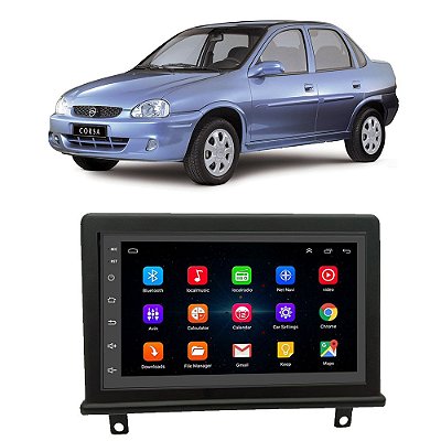 Kit Multimídia Android Corsa (1995-2016) 7'' Polegadas 1-16GB GPS TV Online Bluetooth WiFi