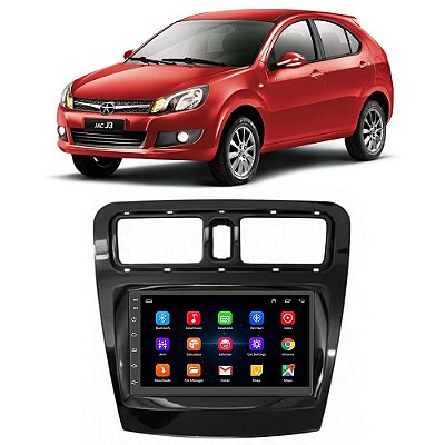 Kit Multimídia Android Jac J3 (2013-2018) 7'' Polegadas 1-16GB GPS TV Online Bluetooth WiFi