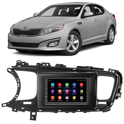 Kit Multimídia Android Kia Optima (2015-2016) 7'' Polegadas 1-16GB GPS TV Online Bluetooth WiFi