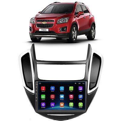 Kit Central Multimídia Android Tracker 2013-2016 9 Pol Tv Online GPS Bluetooth WiFi USB Rádio FM
