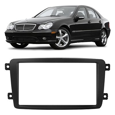Moldura Painel 2 Din Mercedes Classe C (2001-2004) - 7 Polegadas DVD MP5