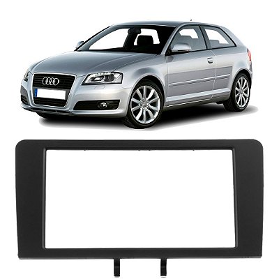 Moldura 2 Din para Audi A3 2007-2012 - Padrão Chinês/Japonês