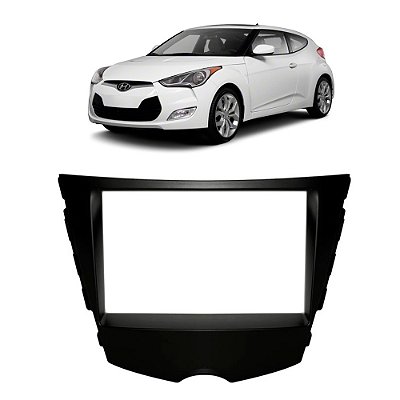 Moldura Painel 2 Din Hyundai Veloster 2011 2012 2013 2014 2015 2016 7 Polegadas
