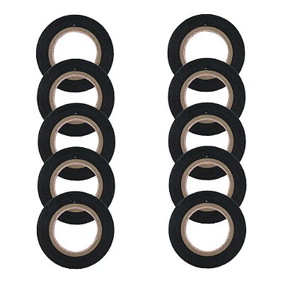 Fita Isolante Premium Preta 10m - Proteção Elétrica e Resistência UV