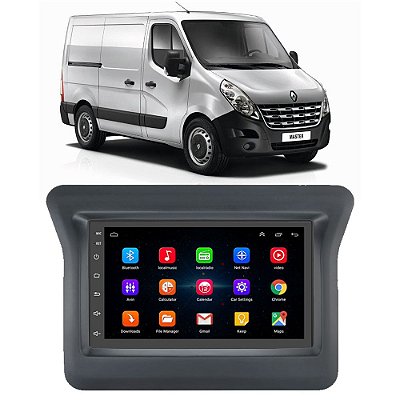 Kit Multimídia Android Master 2013 A 2021 7'' Polegadas 1-16GB GPS TV Online Bluetooth WiFi