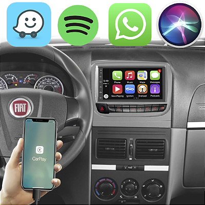 Multimídia com Carplay e Android Auto: Conectividade Avançada