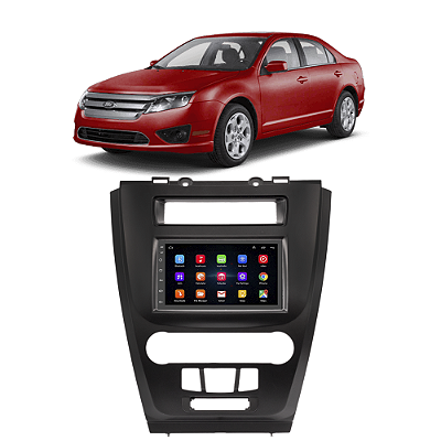 Kit Multimídia Android Ford Fusion 2009 A 2012 7'' Polegadas 1GB-16GB GPS Bluetooth WiFi TV Online