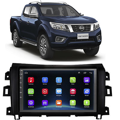 Kit Multimídia Android Frontier 2017-2023 9" Tv Online GPS Bluetooth WiFi USB Rádio FM