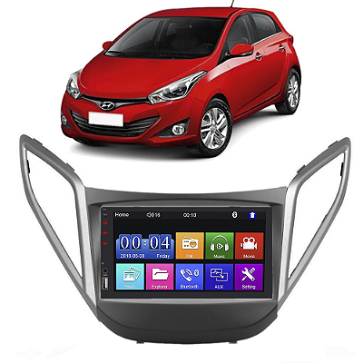 Kit Multimídia Mp5 HB20 2012-2019 7” Android IOS USB SD Bluetooth Rádio FM