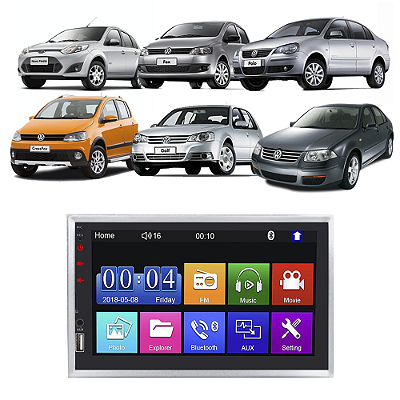 Kit Multimídia 9 Polegadas MP5 Fox Golf 1999-2013 CarPlay Android Auto