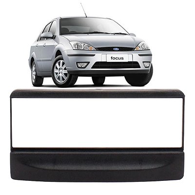MOLDURA PAINEL FOCUS 00/08 1 DIN PRETO FORD (EXPEX)