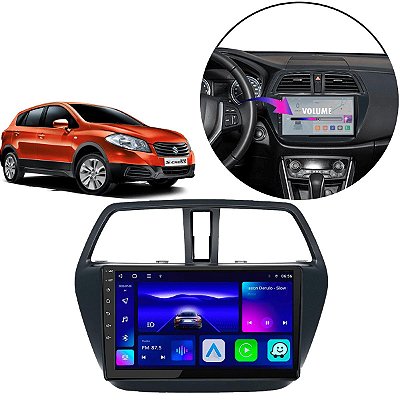 Kit Multimídia Android Octa-Core 4/64GB S-Cross 2016-2018 CarPlay