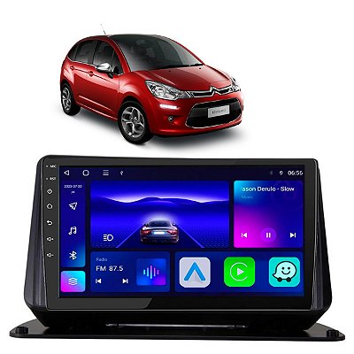 Kit Multimídia Android Octa-Core 4/64GB Citroen C3 2013-2019 CarPlay