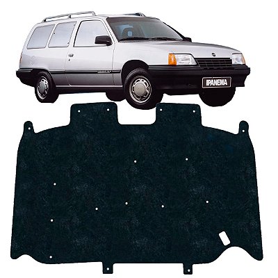Forro Capo Chevrolet Kadett Ipanema 1989-1998 Revestimento Manta Autocolante Isolante Térmico + Presilhas