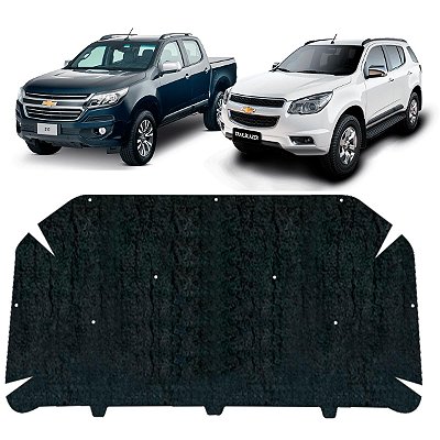 Forro Capo Chevrolet Blazer S10 2017-2022 Revestimento Manta Autocolante Isolante Térmico + Presilhas