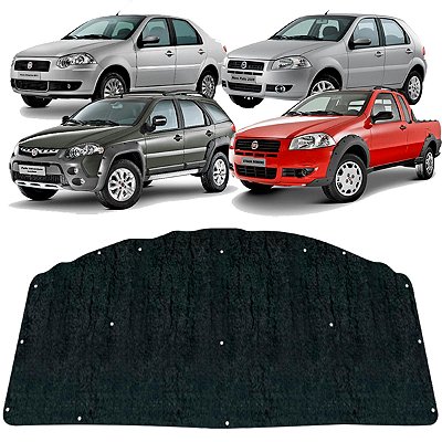 Forro Capo Fiat Palio Siena El Elx 2008-2011 Revestimento Manta Autocolante Isolante Térmico + Presilhas