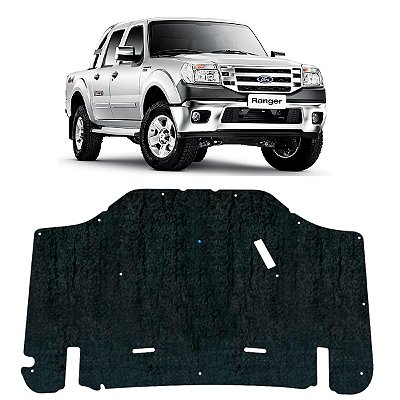 Forro Capo Ford Ranger 2010-2011 Revestimento Manta Autocolante Isolante Térmico + Presilhas
